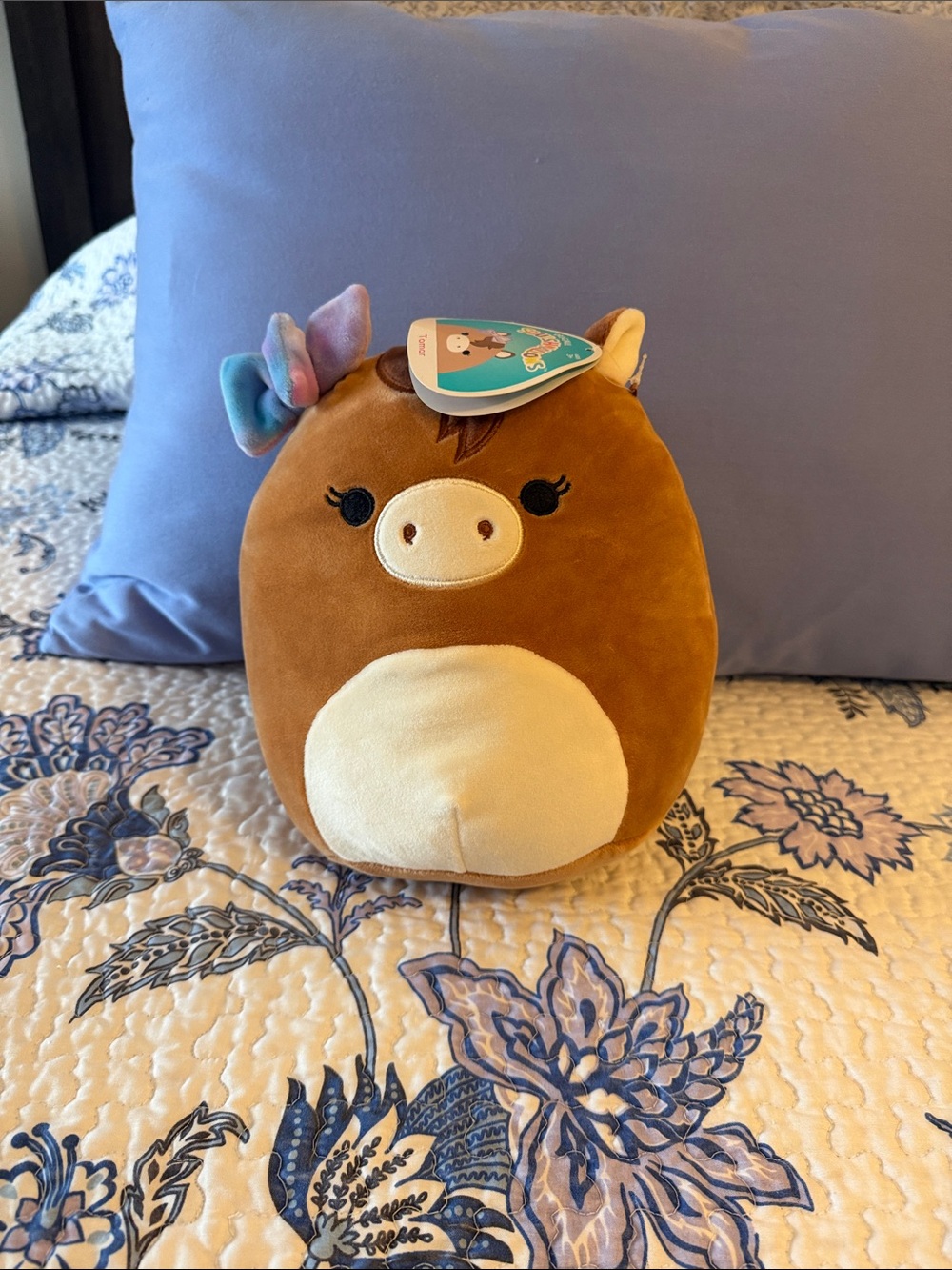 Brown Plush Horse Squishmallow with Cream Belly “Tomar”